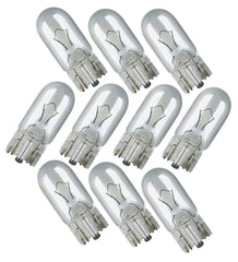 10 X 501 Capless Sidelight Car Bulb Bulbs Interior Number Plate Side Light 12V 5W