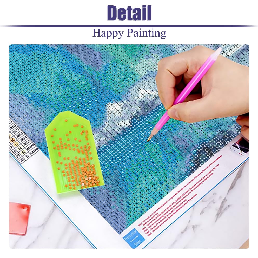 BEAYIOU Butterfly Diamond Art Painting Kits for Adults-Full Drill Diamond Dots Paintings for Beginners, Round 5D Paint with Diamonds Pictures Gem Art Painting Kits DIY Adult Crafts Kits 12x16 in