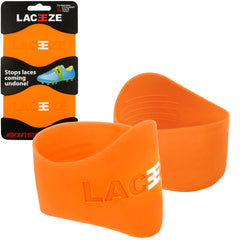 Laceeze Band Original Orange fits shoe size C13 – UK 6.5 keeps laces tied during sport, football, rugby, hockey