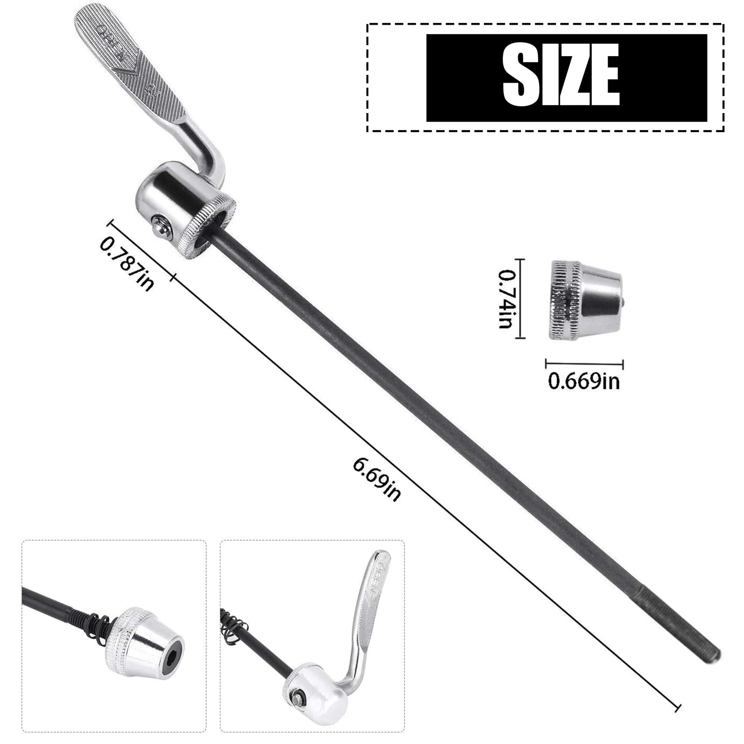 Steel Quick Release Skewer for Rear Mounted Trainers,suit for indoor trainer riding