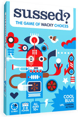 SUSSED The Game of Wacky Choices   Card Game For Teens, Kids 10and, Adults   How Well Do You Know Each Other?   Great Travel Gift   Cool Blue Deck