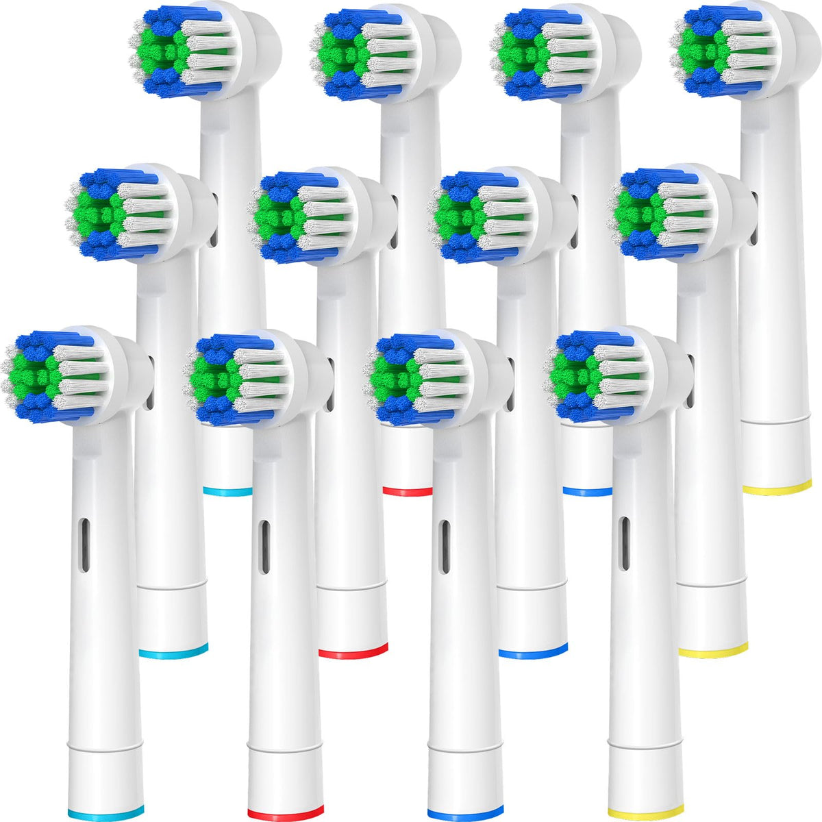 Replacement Toothbrush Heads Compatible with Oral B Braun, 12 Pcs Professional Electric Toothbrush Heads Brush Heads Compatible with Oral B Replacement Heads Refill 7000/Pro 1000/9600/500/3000/8000