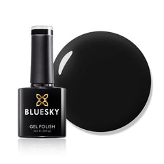 Bluesky Gel Nail Polish, Blackpool 80518, Black, Long Lasting, Chip Resistant, 10 Ml (Requires Drying Under UV LED Lamp)