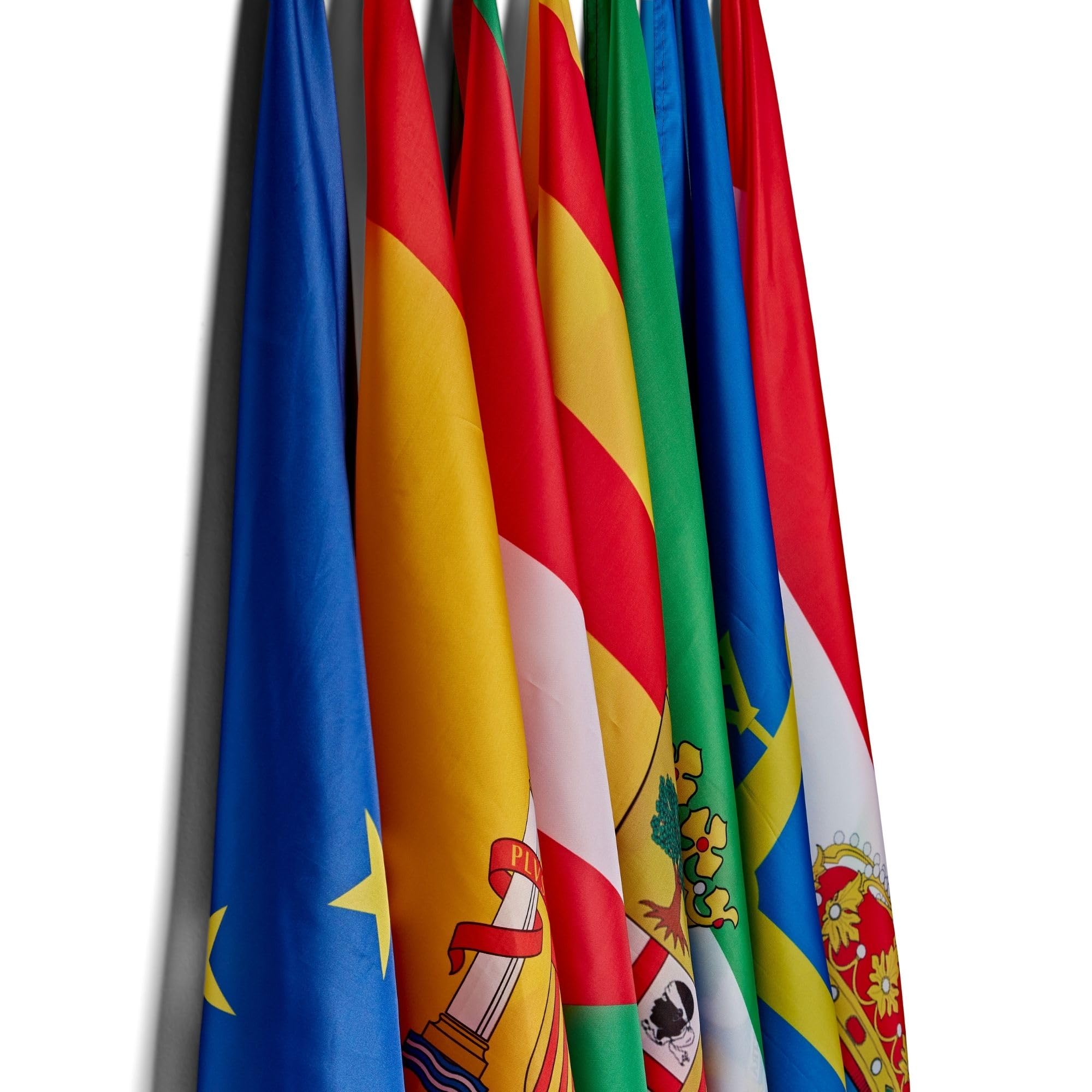 Runesol Spain Flag 3x5, 91x152cm, Eurovision 2024, Español Banner, 4 Grommets, Brass Eyelet in Every Corner, Premium Flags, Inside, Outside, Vivid Colours