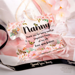 Nanny Gifts - Delicate Nanny Gifts from Grandchildren, Gifts for Nanny - Engraved Acrylic Block Puzzle Piece 3.9 x 3.3 inch - Mothers Day Birthday Gifts for Nanny Grandmother, Gifts Ideas, Buioata