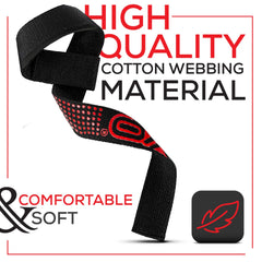 EVO Fitness Weight Lifting Straps Anti Slip Gym Powerlifting Deadlifting Bodybuilding Workout Strength Training Hand Bar Grips Neoprene Gel padded Wrist Support Unisex Men Women