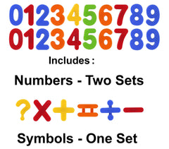 Magnetic Fridge Numbers & Symbols, Great Way for Children to Learn Counting, Preschool and Home Education Games (26 Magnetic Numbers & Symbols)