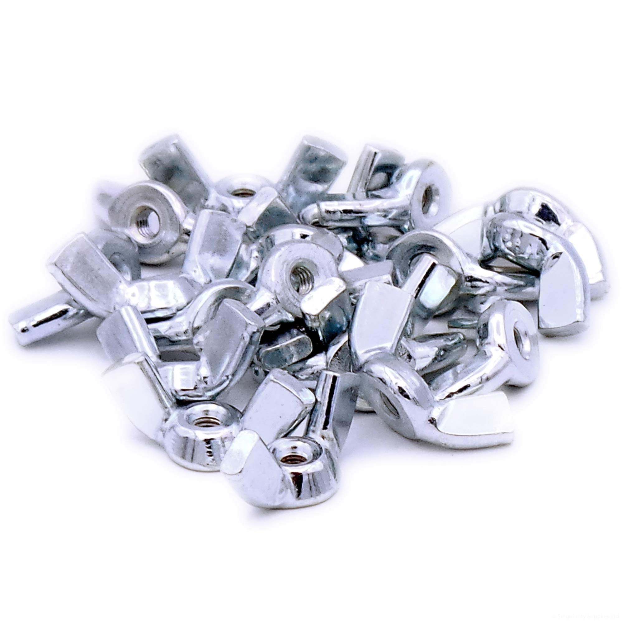 M5 (5mm) Wing Nut - Steel (Pack of 20)