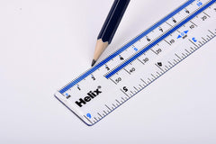 Helix 6 inch 15cm Clear Ruler