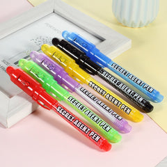 MALEDEN Invisible Ink Pen, Spy Pen with UV Light Magic Marker Kid Pens for Secret Message and Party Goody Bag Stuffer (6)