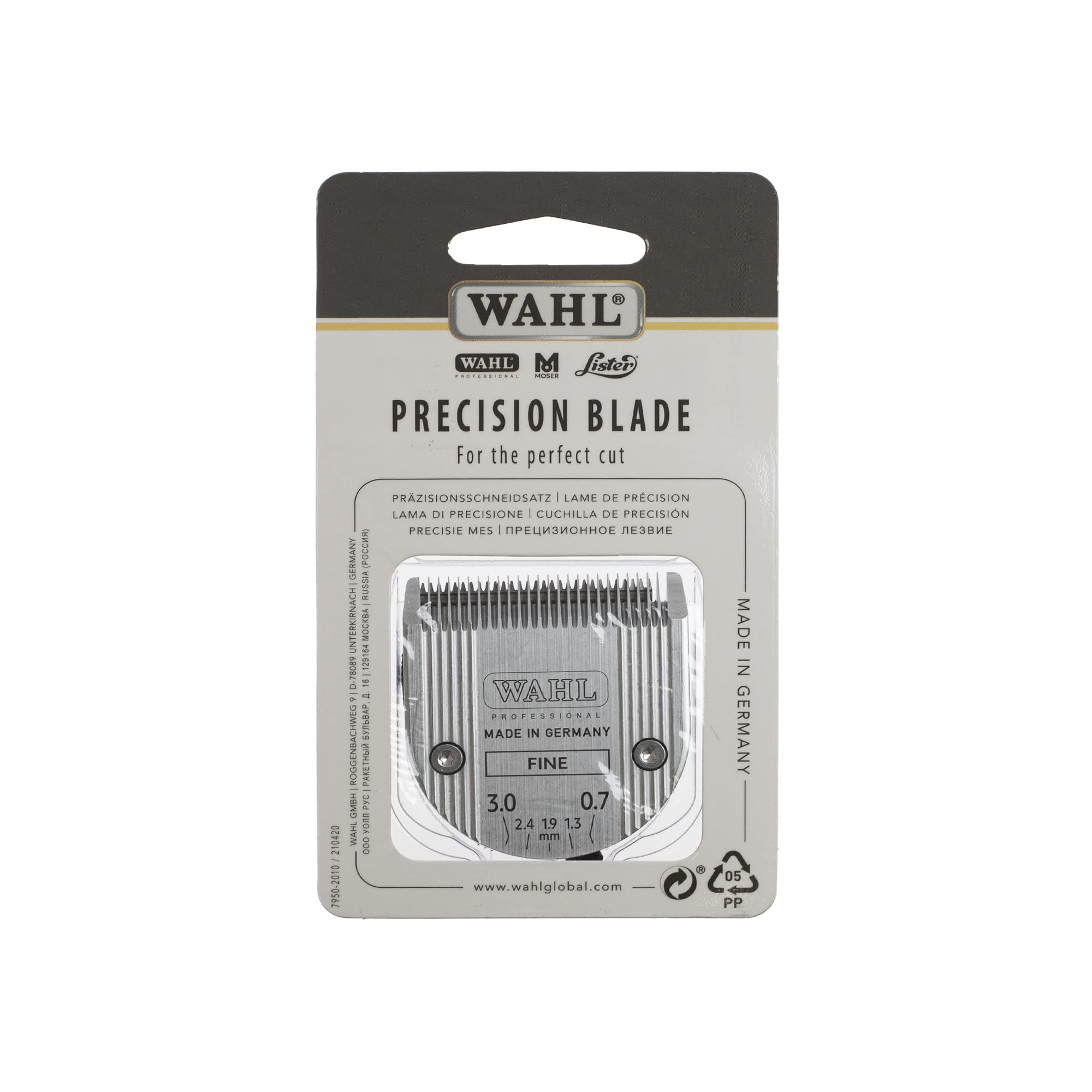 Wahl Standard Blade, 5in1 Cutting Lengths, 0.7 mm - 3 mm, Replacement Blades, Spare Clipper Blade, Clipper Spares, Stainless Steel, Chrome Plated, Rust Resistant, Precise Cutting