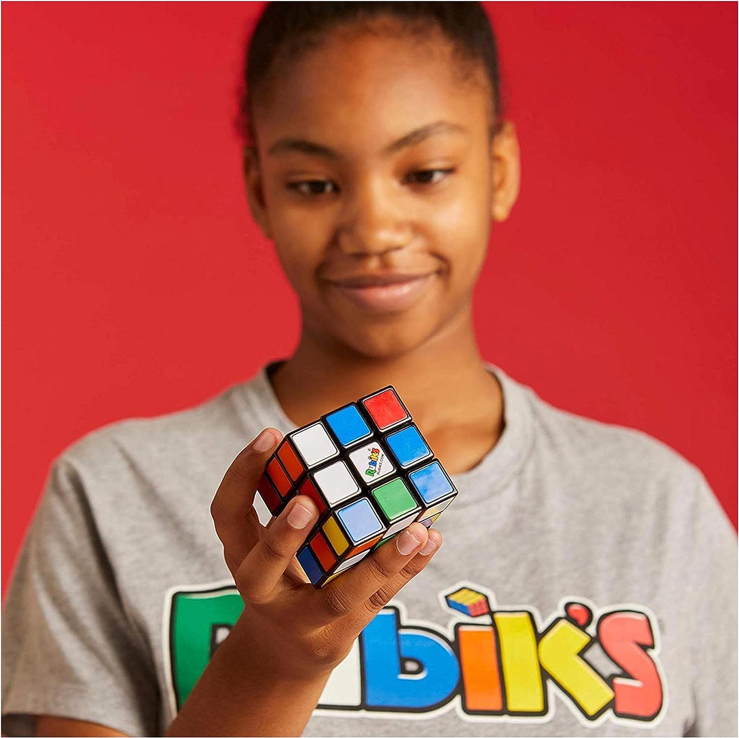 IDEAL   Rubik's Cube: The Original 3x3 Colour-Matching Puzzle - Twist, Turn, Learn   Brainteaser Puzzles   Ages 8and