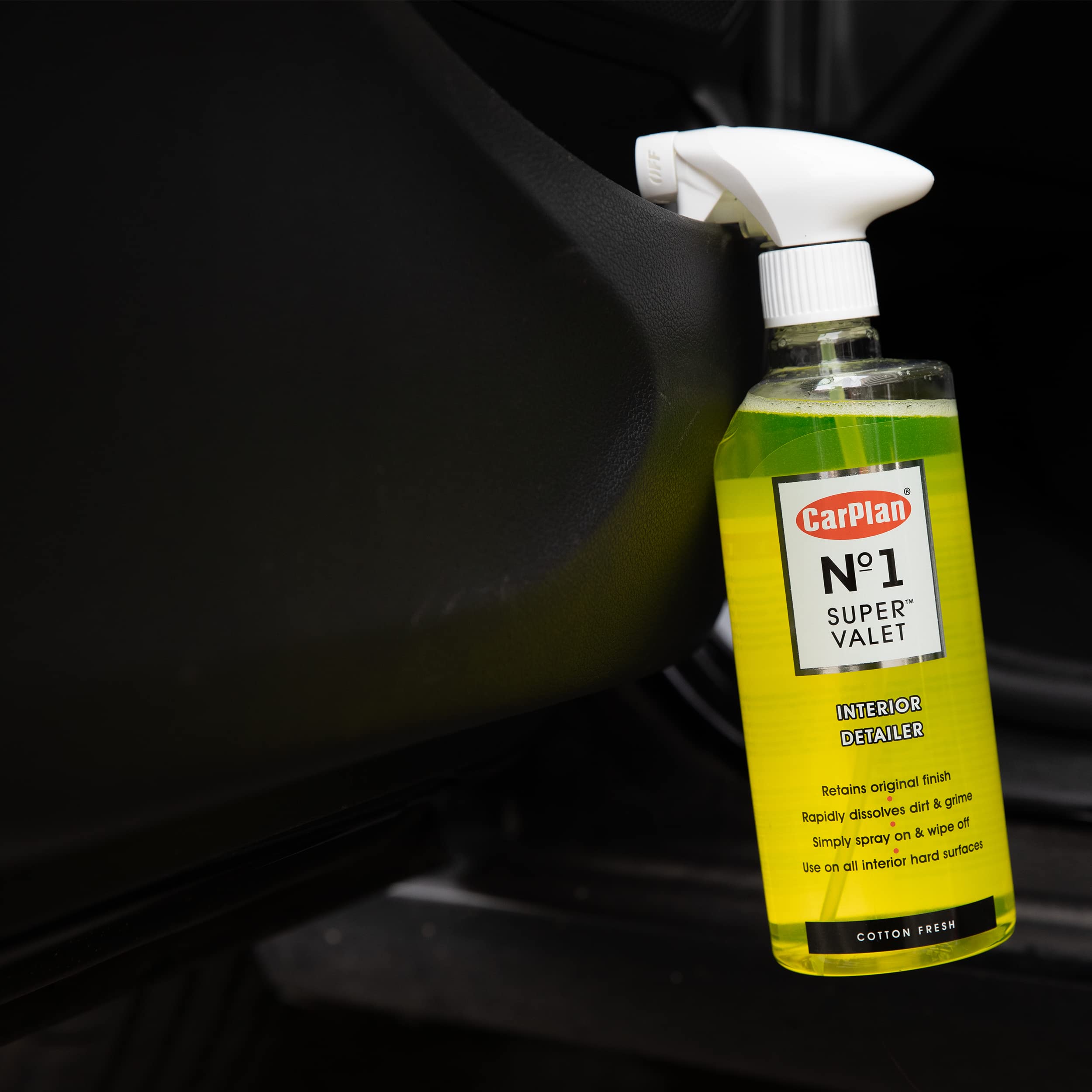 CarPlan No.1 Super Valet Car Interior Cleaner, 600 ml