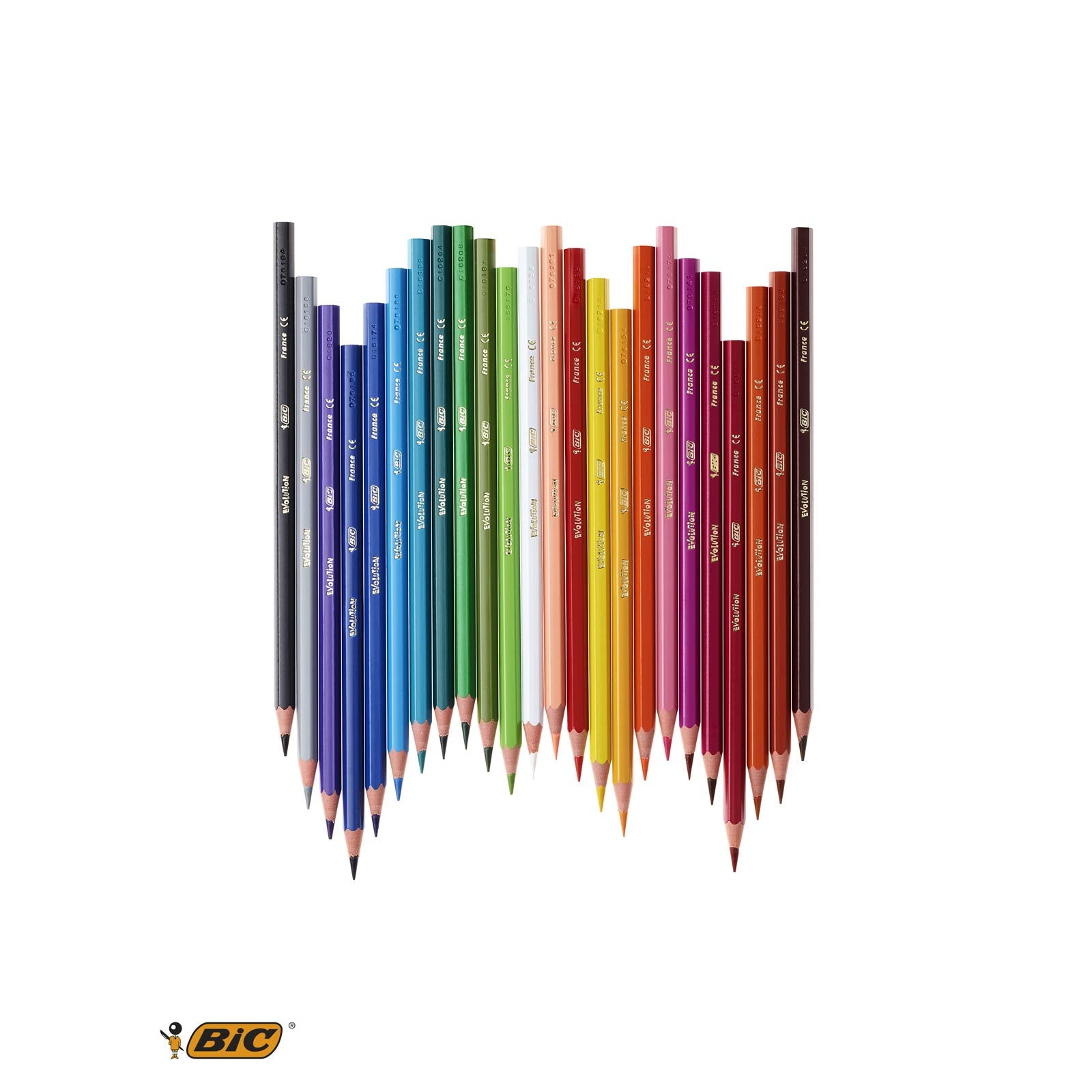 BIC 962701 Evolution Ecolutions Colouring Pencil - Multi-Colour