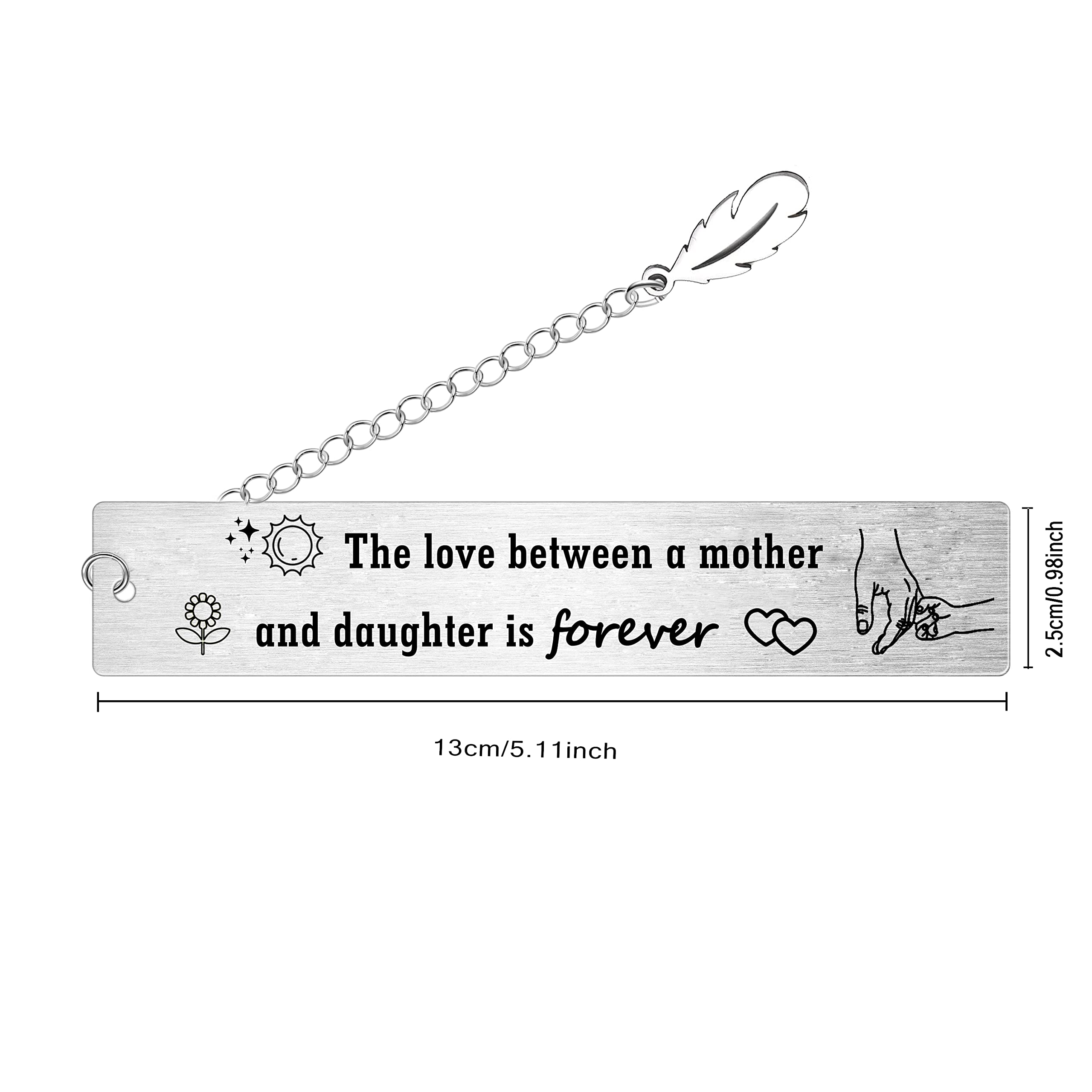 Mother Daughter Bookmarks Mum Bookmark Mother and Daughter Gifts Mothers Day Gift from Daughter Ideal Birthday Gift Mom Birthday Bookmarks Mother Christmas Gifts