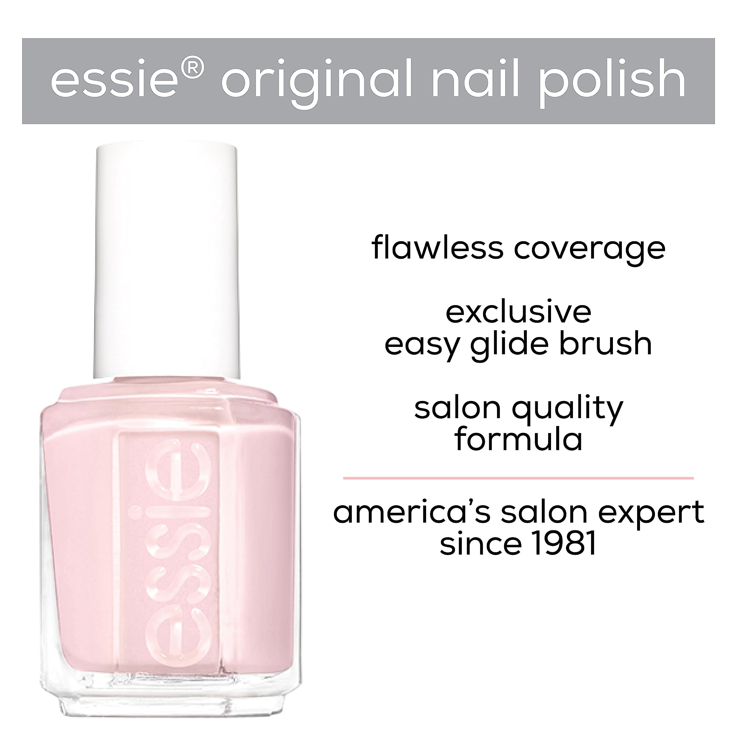 essie Original Nail Polish, 50 bordeaux, Dark Red Nail Polish, 13.5 ml