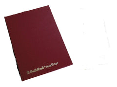 Exacompta - Ref 38/16Z - Guildhall - Headliner Case bound Hardback Account Book, 298 x 203mm, 16 Cash Column, 80 Pages, Tamper-Proof, Precision Ruled 95gsm Ledger Paper - Burgundy