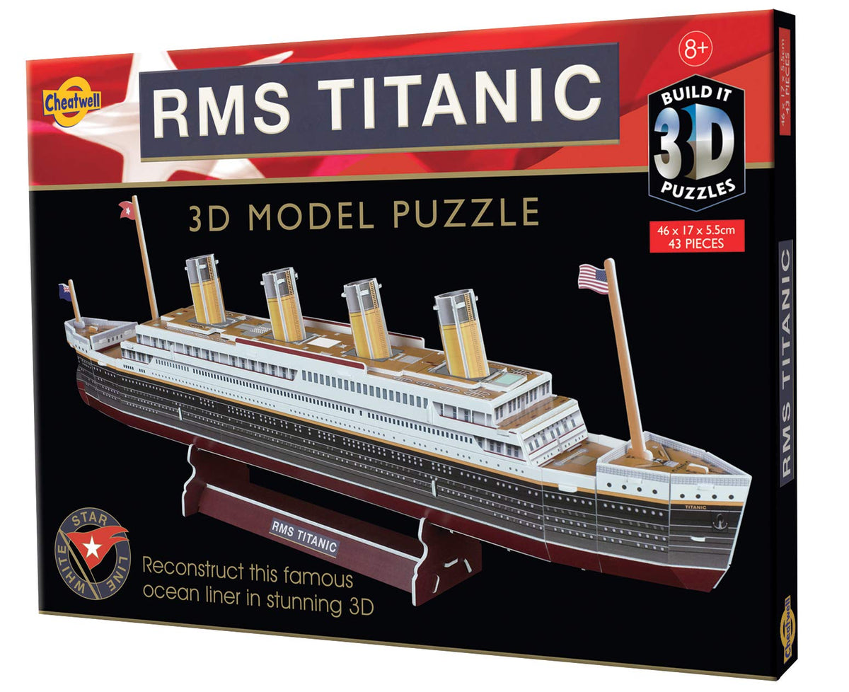 Cheatwell Games 02323 BYO 3D Puzzle Titanic