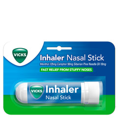 Vicks Inhaler For Cold And Cough, Fast Relief From A Stuffy Nose, Decongestant For Blocked Nose, With Menthol, Camphor & Pine Needle Oil, For Adults & Children Over 6 Years