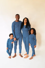 DreamBuy 20 Colours Ribbed Pyjama/Tracksuit/Loungewear Unisex Boys And Girls Pyjamas Baby Clothes Pyjamas For Women And Mens Pyjamas (4-5 Years, Blue)