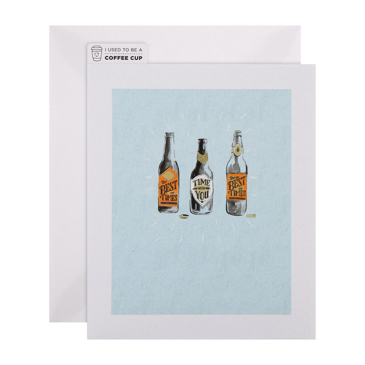 Hallmark CupCycled Blank Card - Contemporary Beer Design