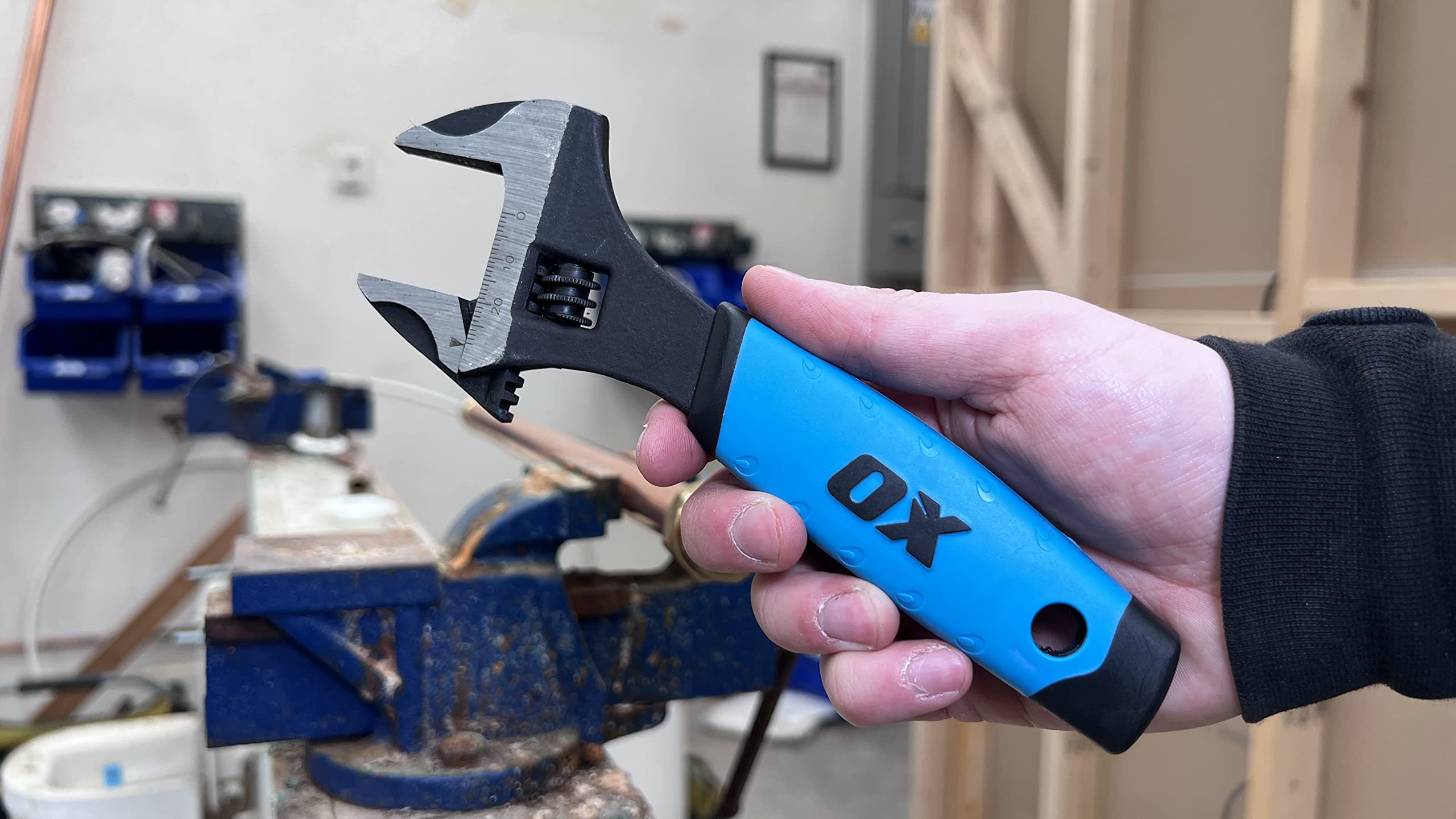 OX Pro 8 inches Adjustable Wrench