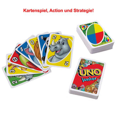 UNO Junior Card Game with 45 Cards, Gift for Kids 3 Years Old & Up, GKF04