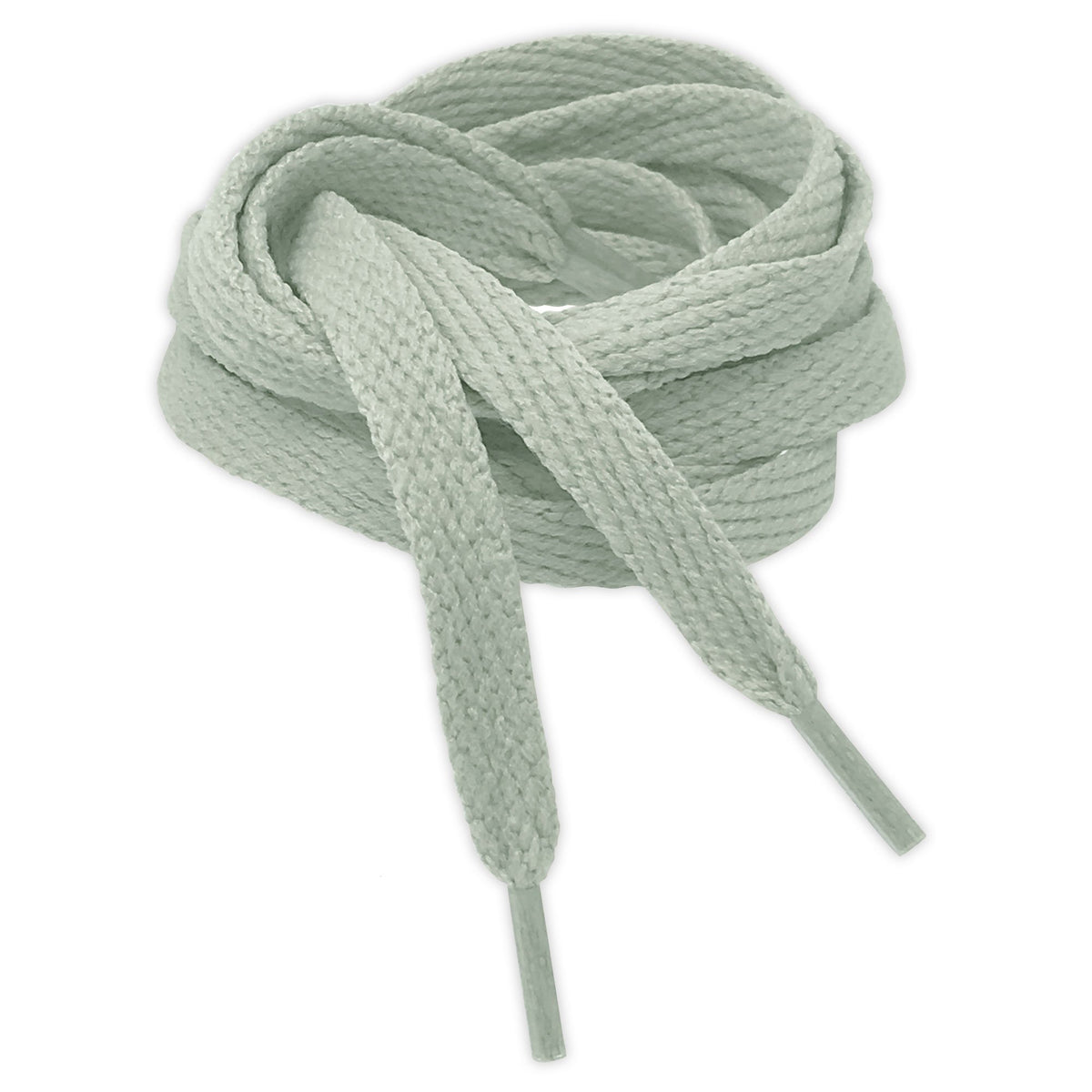 Kilter Flat Trainer Shoelaces - Light Grey - 180 cm - 71 inch (2 Pairs)