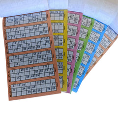 1ABOVE Bingo Tickets Stationery Multi Game Toys Kids Adult Fun Books Pages Jumbo (1), 1A-8002