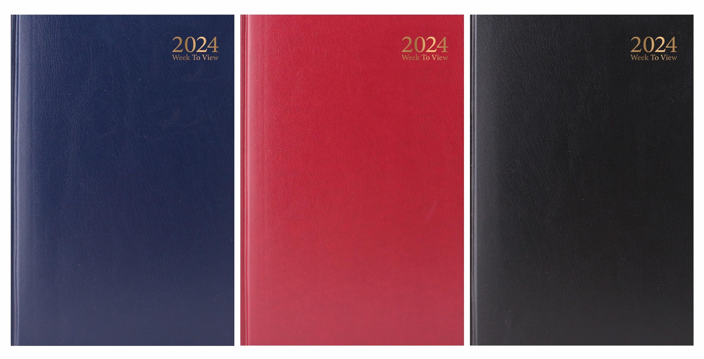 2025 Diary A4 Week to View - Navy Blue