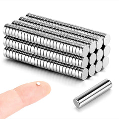 300pcs 3x1mm Magnets - MEALOS Tiny Magnets Neodymium Magnets Rare Earth Magnets - Mini Magnets Round Magnets for Crafts - Small Magnets for Miniatures Small Models - Come with a Storage Case