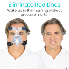 Vive CPAP Strap Covers Mask (4 Pack) - Supplies Pillow, Universal, Machine Washable - Face Cushion for Headgear Users - Accessories - Reduce Pressure, Cheek Red Marks, & Discomfort