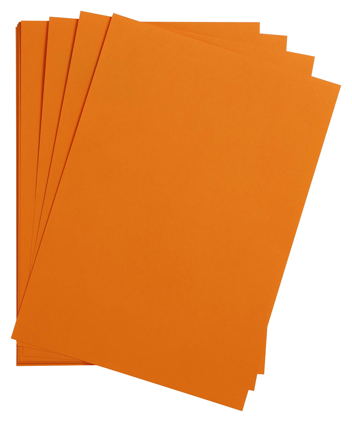 Clairefontaine - Ref 975266C - Maya Smooth Coloured Drawing Card (Pack of 25 Sheets) - 185gsm - A4 (29.7 x 21cm) - Pale Orange Colour - Deep Dyed, Acid Free, pH Neutral