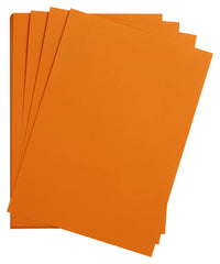 Clairefontaine - Ref 975266C - Maya Smooth Coloured Drawing Card (Pack of 25 Sheets) - 185gsm - A4 (29.7 x 21cm) - Pale Orange Colour - Deep Dyed, Acid Free, pH Neutral