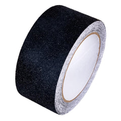 GTSE Anti Slip Tape, 50mm x 5m (2 inches), Durable Adhesive Black Strong Grip Tape for Indoor & Outdoor Floor Marking