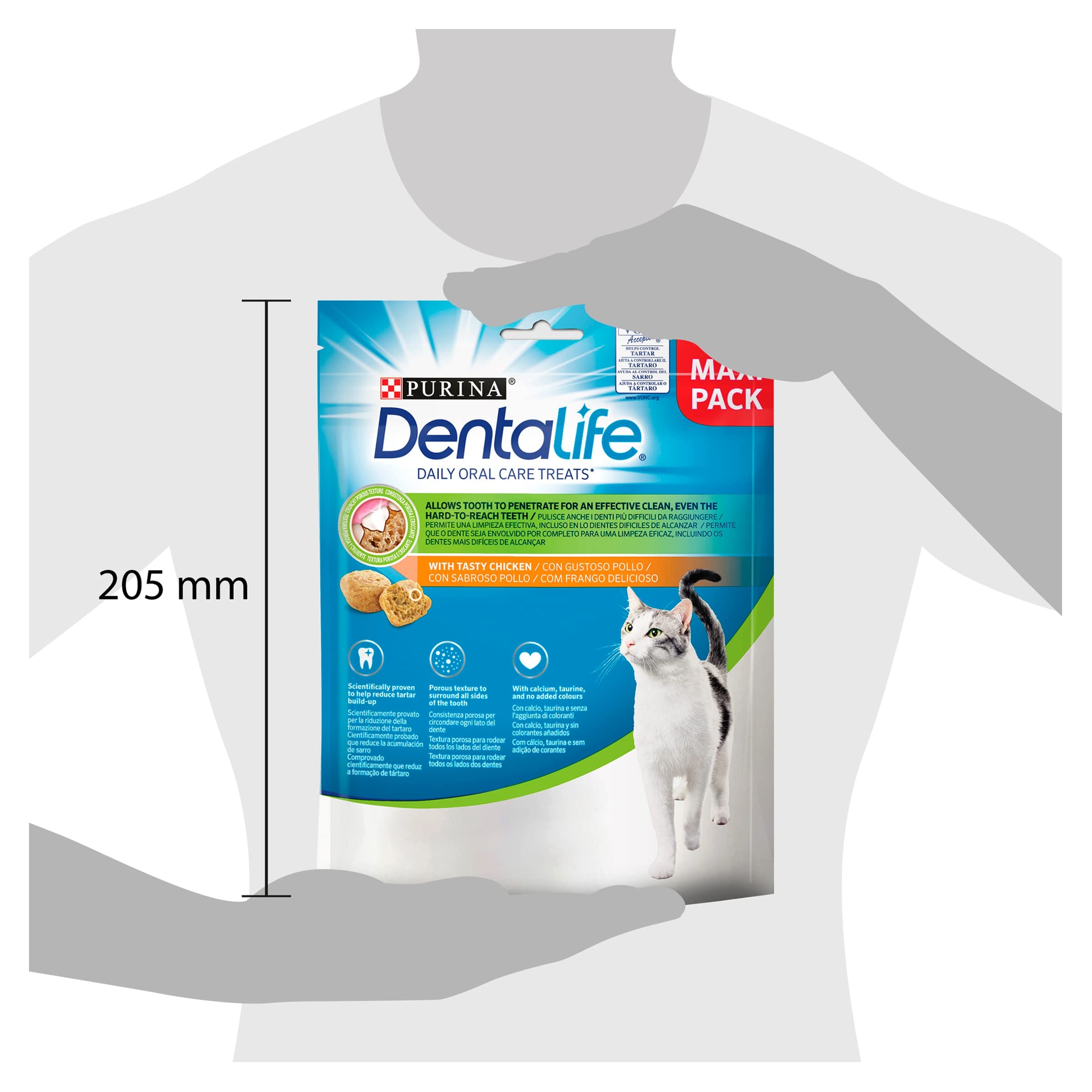 DENTALIFE Cat Dental Treats Chicken 140g, Pack of 5