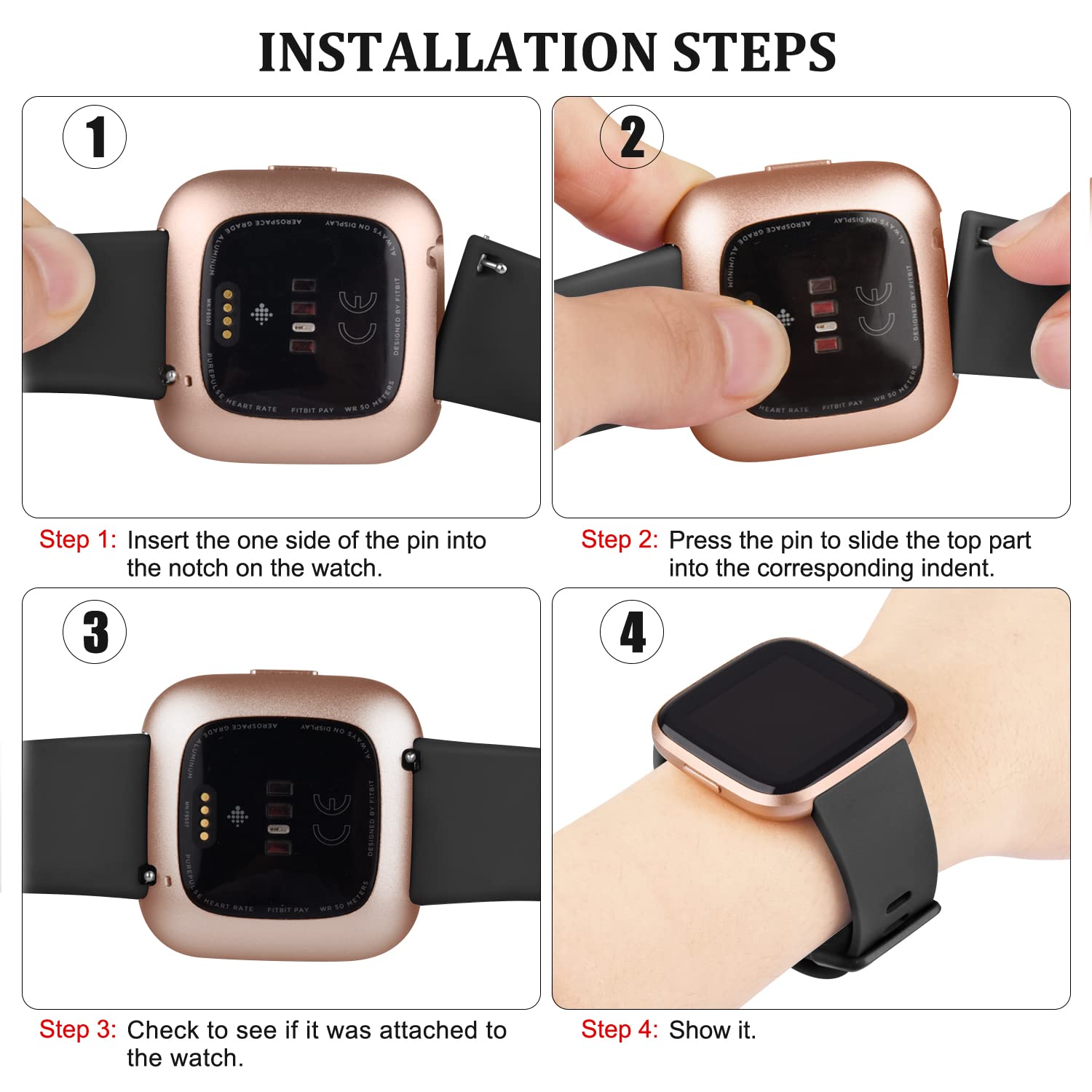 AK Pack 3 Straps Compatible with Fitbit Versa 2 Staps/Fitbit Versa Lite Strap/Fitbit Versa Strap for Women Men,Silicone Sport Replacement Compatible with Fitbit Versa 2 (S,Nude Pink/Blue/Violet)