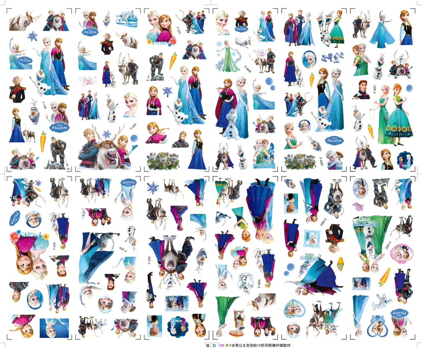 3D Stickers for Kids Puffy Stickers Pack for Scrapbooking Party Bag Fillers Birthday Party Favors Supplies Rewarding Gifts(12 Sheets) (Frozen)