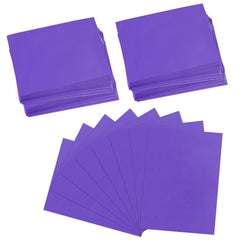 Homgaty 300 Pcs Standard Card Sleeves, Clear Deck Protectors Card Protector Sleeves for Pokemon,Trading Card,Magic (Purple)