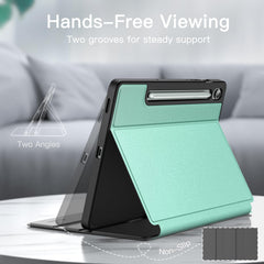 JETech Case for Samsung Galaxy Tab S9 FE 10.9-Inch with S Pen Holder, Slim Folio Stand Protective Tablet Cover, Multi-Angle Viewing (Green)