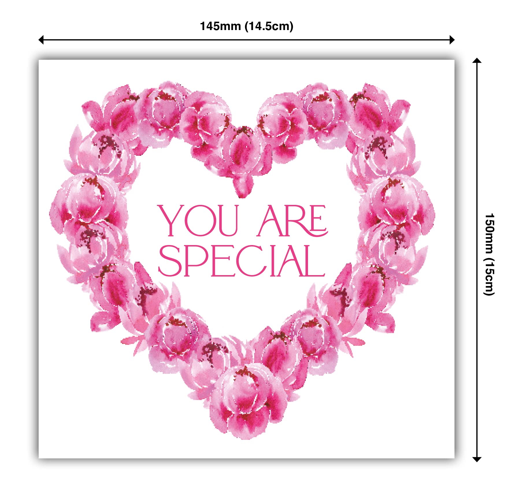 Punkcards - Valentine's Day Cards - ‘You Are Special’ - Valentines Card Him - Romantic Valentines Cards Wife - Valentines Card for Husband - Valentines Cards for Wife