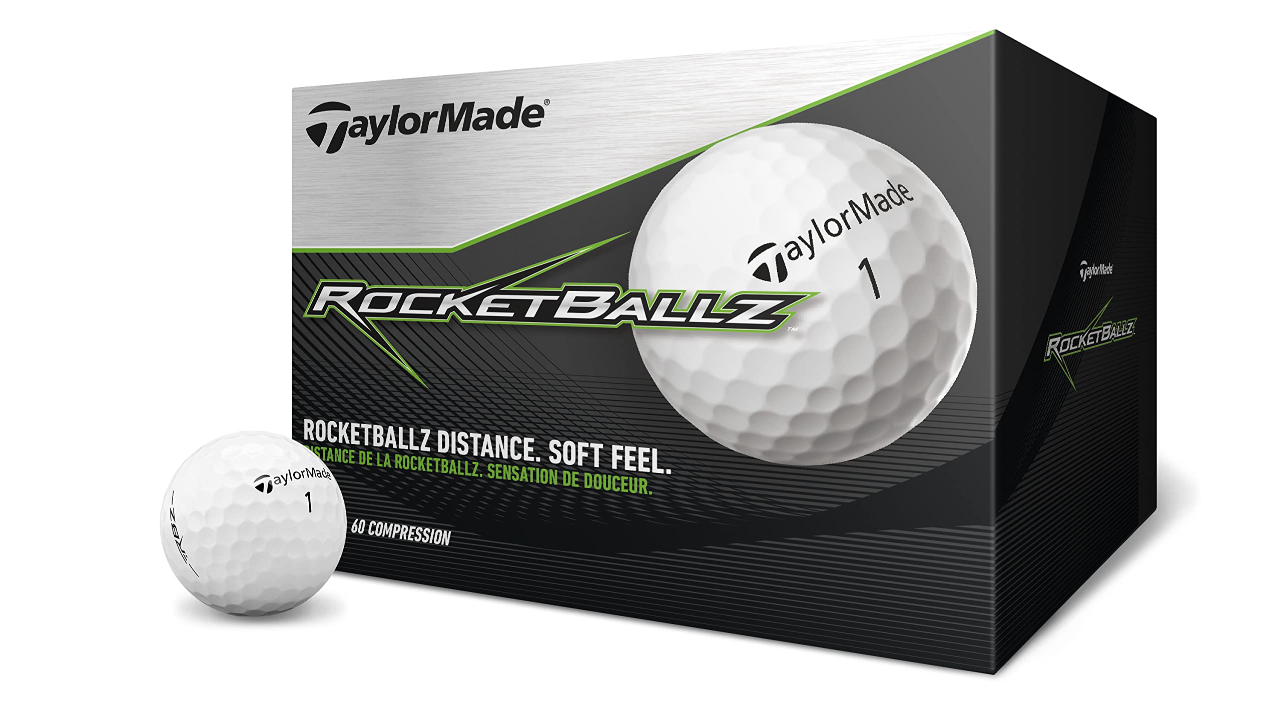 TaylorMade RBZ Soft Golf Balls, White