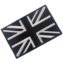 Tactical Great British Union Jack Patch Embroidered England Flag Morale Applique Fastener Hook & Loop UK Emblem