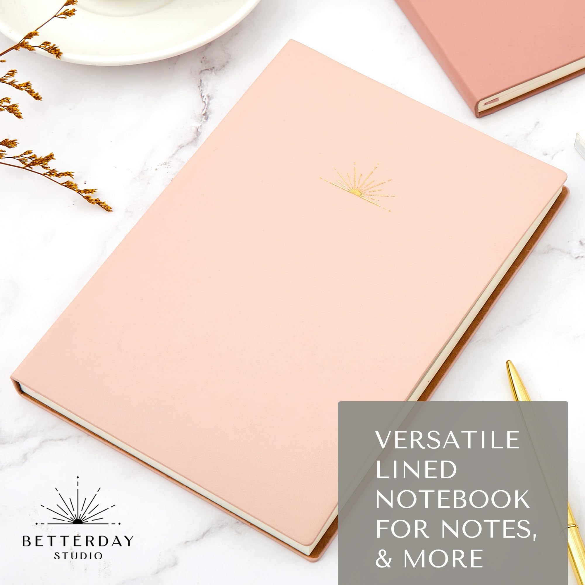 Faux Leather Lined Notebook Journal Notebook University Notebook, Work Notebook Writing Notebook Journal Notetaking, Daily Journal Writing book Pads & Diaries Note Book A5 Lined (Blush Pink)