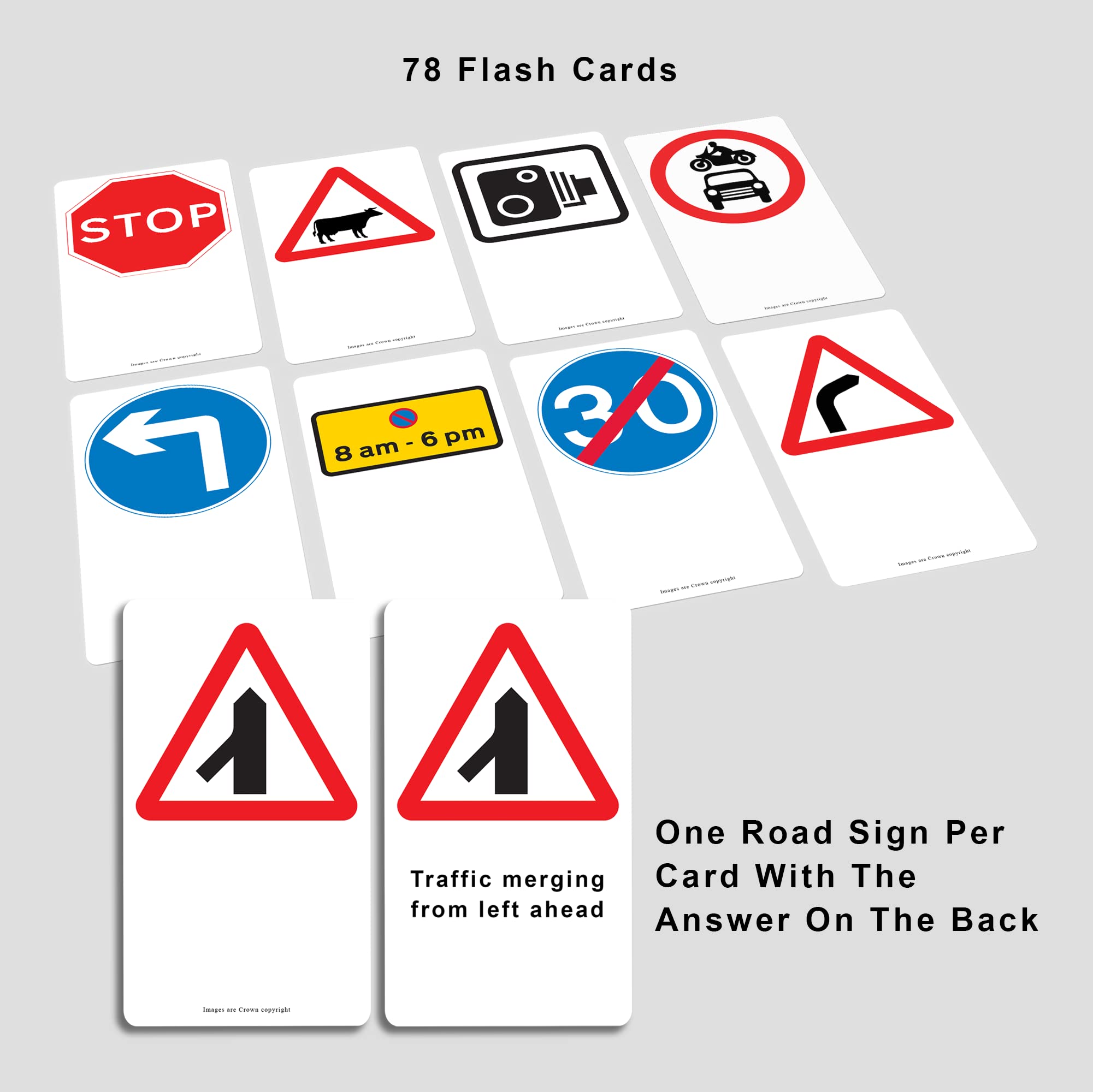 UK Driving Theory Test Kit: Includes The Highway Code 2024 UK and 78 Road Signs Flash Cards. Official DVSA & DVLA Book kit for 16th, 17th, 18th Teenage Girls & Boys Birthday Gifts