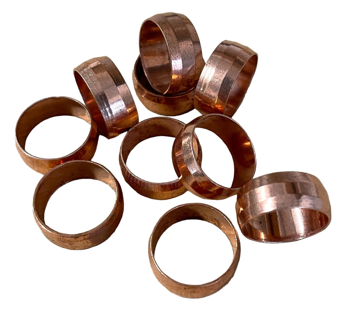 Copper Compression Olives - Pack of 10 (15mm)