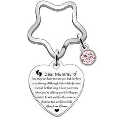 SDOFY Mummy to Be Gifts New Mum Gifts Mum to be Keyring Pregnancy Gifts for Mum Mothers Day Gift