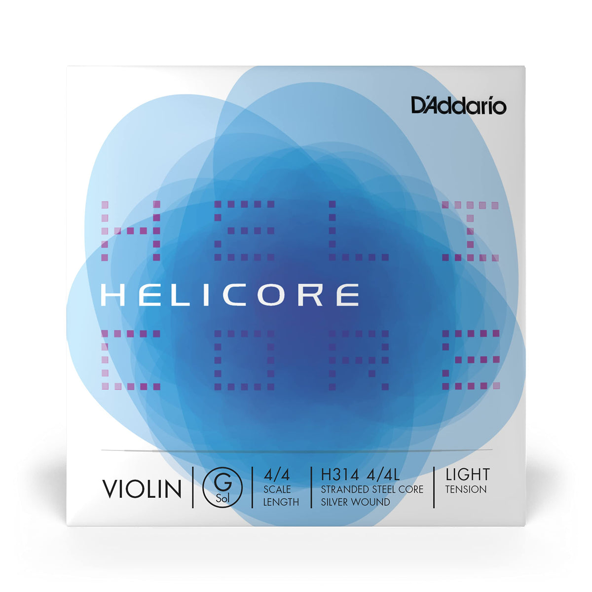 D'Addario Helicore 4/4 Scale Light Tension Single G String for Violin