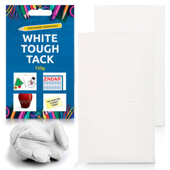 150g White Tack for Walls No Mark   Multipurpose Reusable Adhesive Putty   Clean, Safe & Easy to Use White Tac   Waterproof Invisible Non-Toxic Whitetak No Mark   White Tough Tack