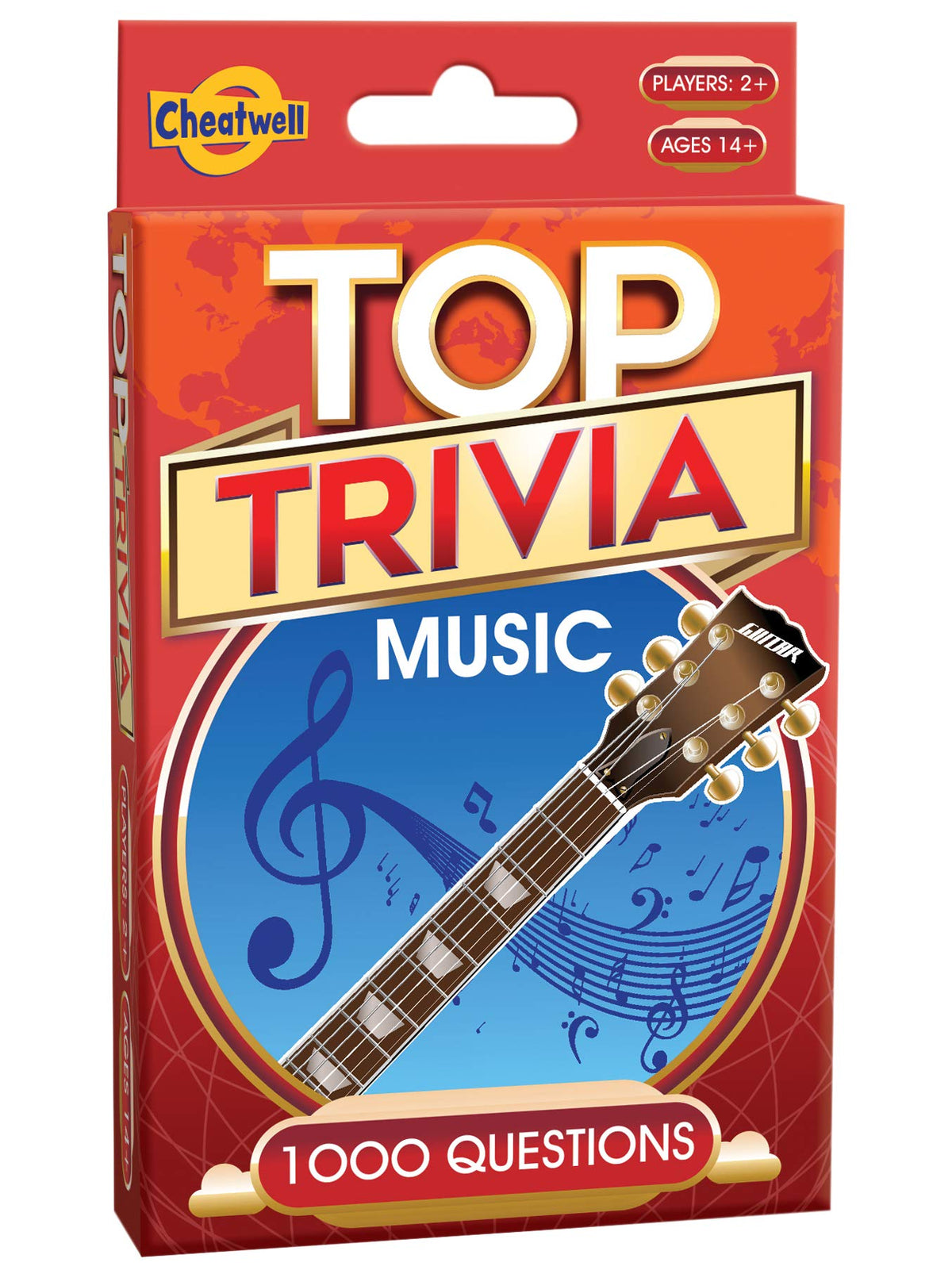 Cheatwell Games Top Trivia-Music, Multicolor